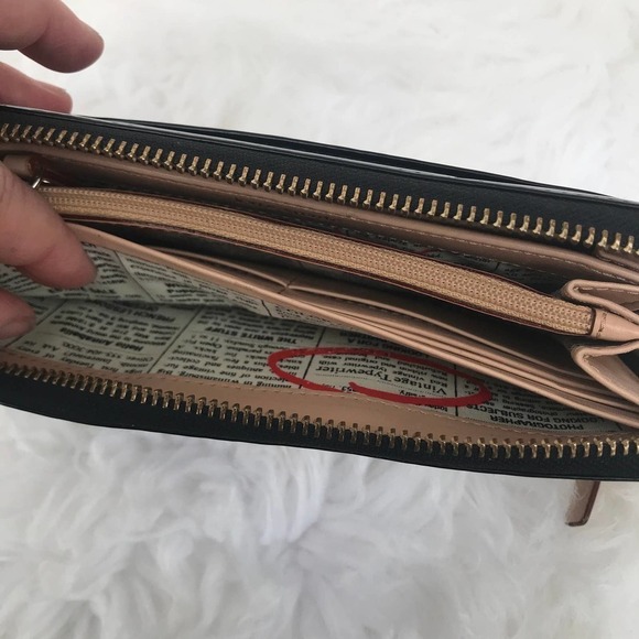 Kate Spade Neda Patent Leather Zip Around Wallet - Picture 4 of 14